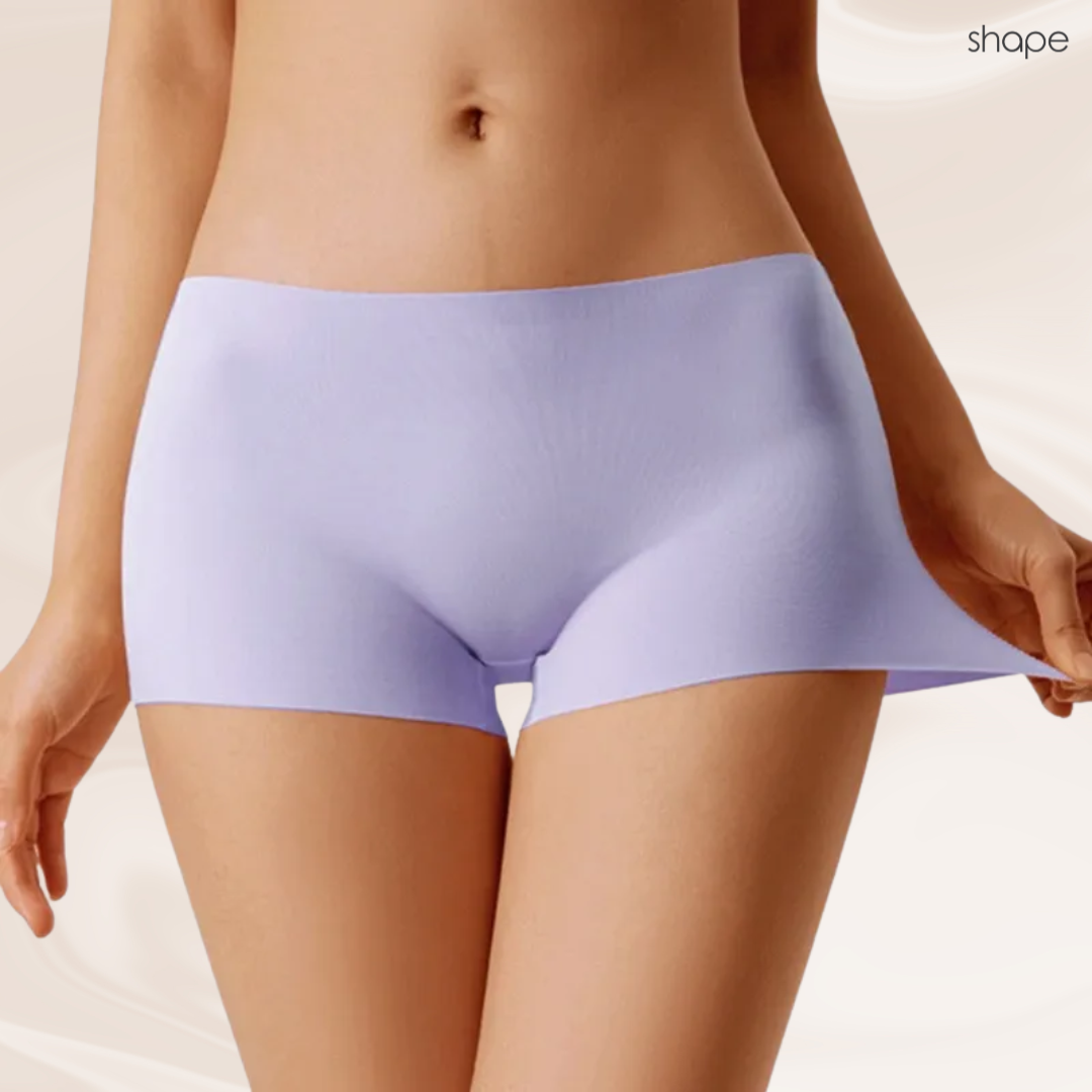 SHAPE Seamless Boyshorts in lilac, front view