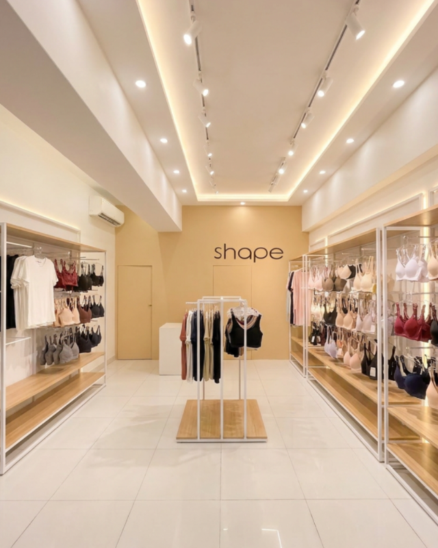 SHAPE Lingerie store at Plaza Central, Elephant Road, Dhaka