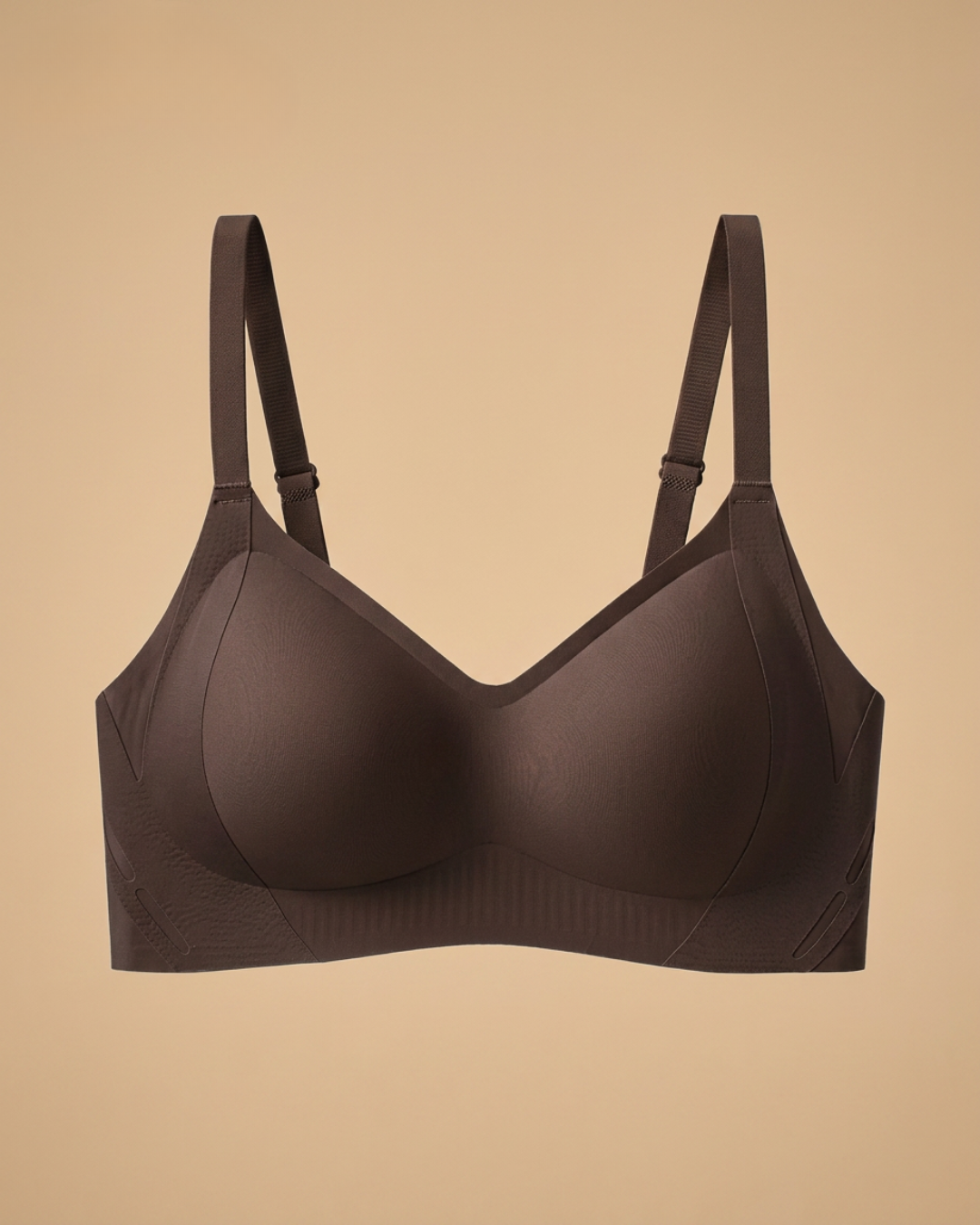 Woman wearing Longwear Bra in brown SHAPE