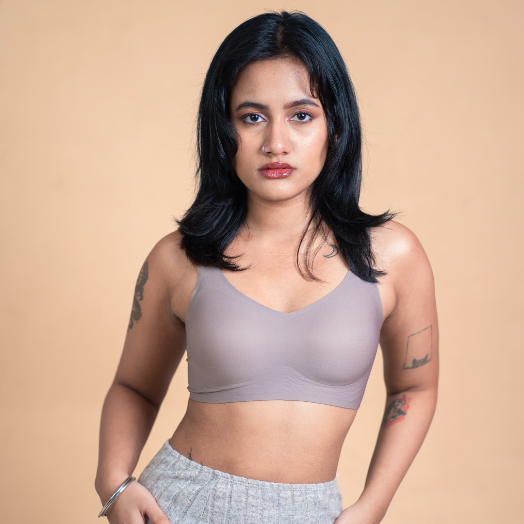 SHAPE Seamless Contour Bra adjustable strap close-up detail