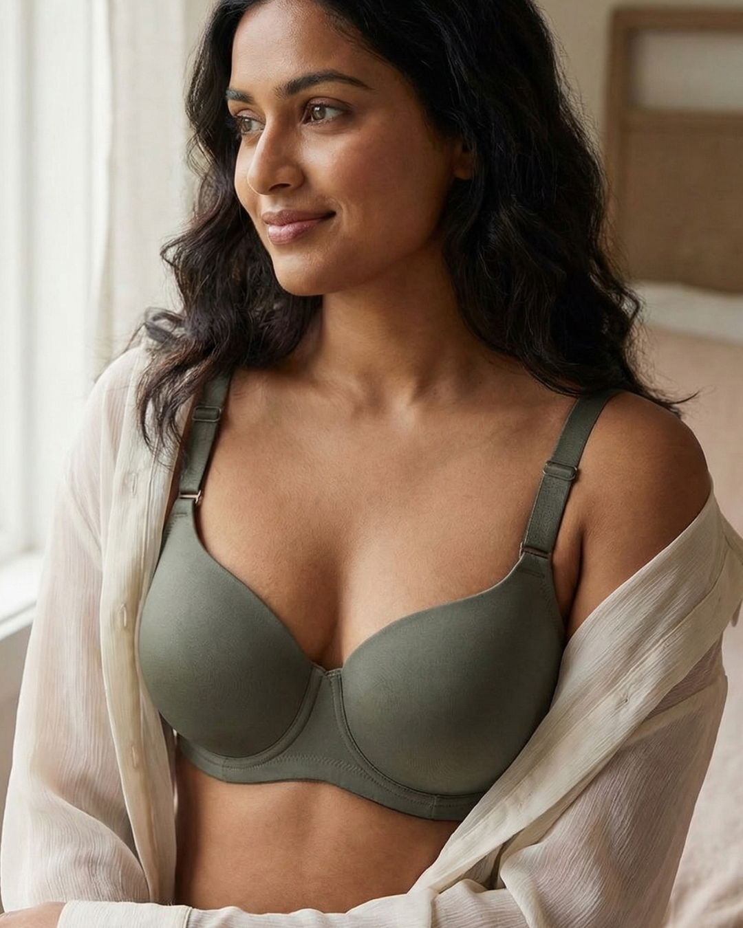 Comfort Curve Bra, detail view — SHAPE Lingerie
