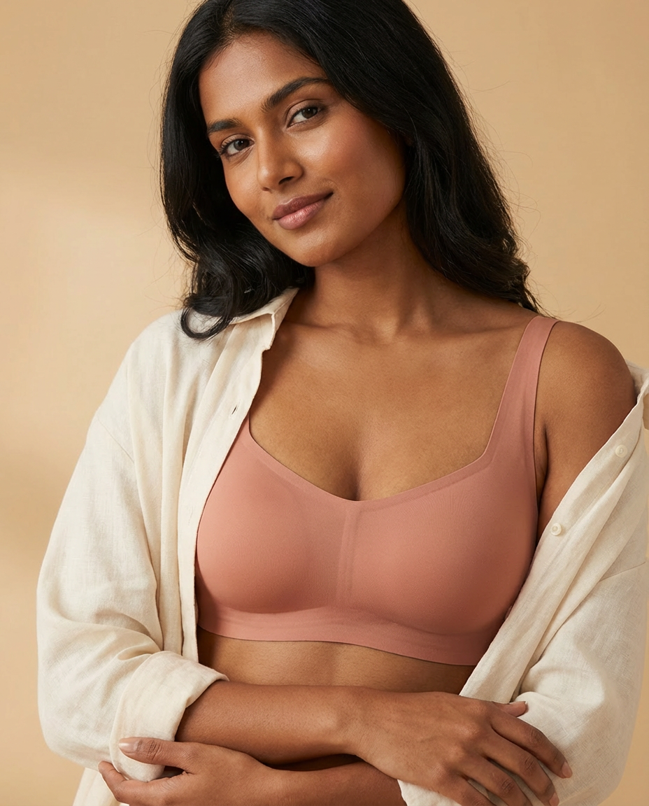Un-Lined Bra, detail view — SHAPE Lingerie